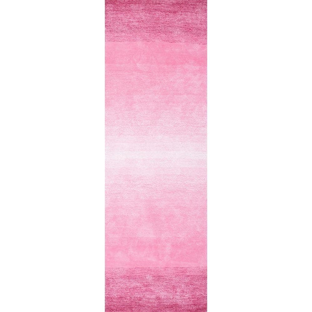 nuLOOM Bernatta Contemporary Ombre Pink 3 ft. x 8 ft. RunnerAWVE18C