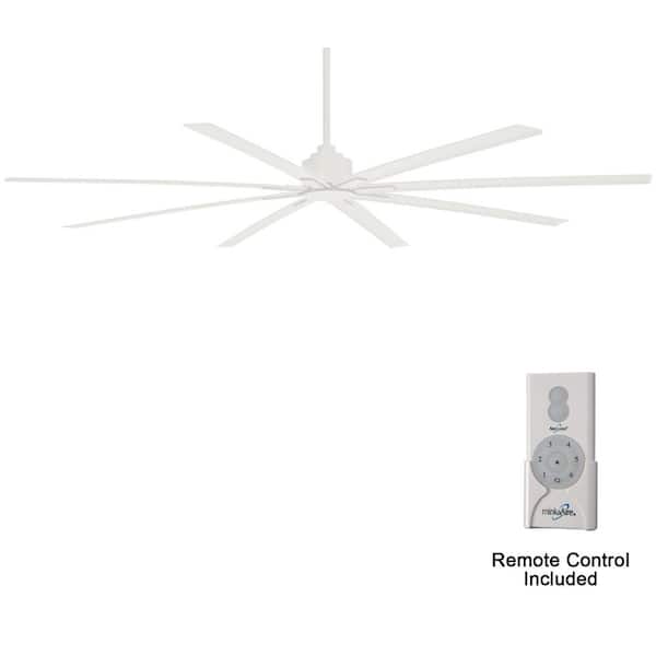 Xtreme H2O 84 in. Indoor/Outdoor Flat White Ceiling Fan with Remote Control
