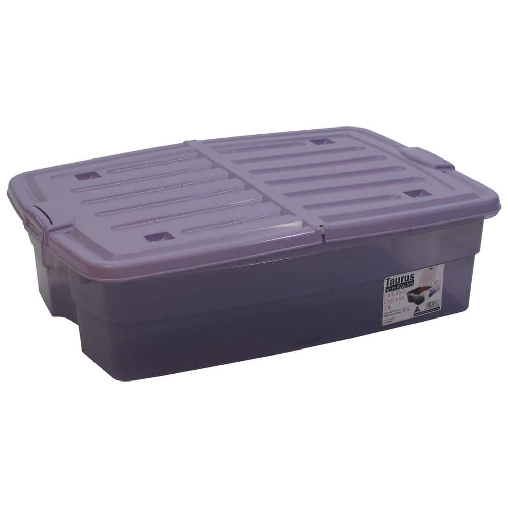 Rubbermaid 68 Qt Under Bed Wheeled Storage Boxes with Hinged Lids (2 Pack)  - Walmart.com
