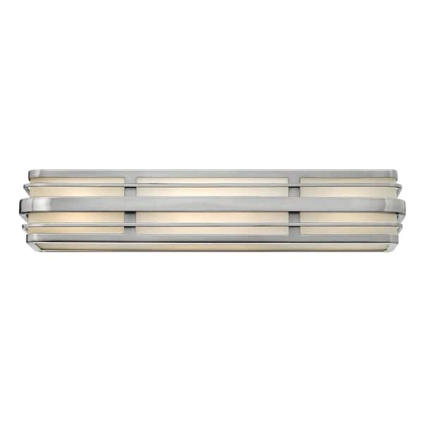 HINKLEY Winton 26.25 in. 4 Light Brushed Nickel Vanity Light
