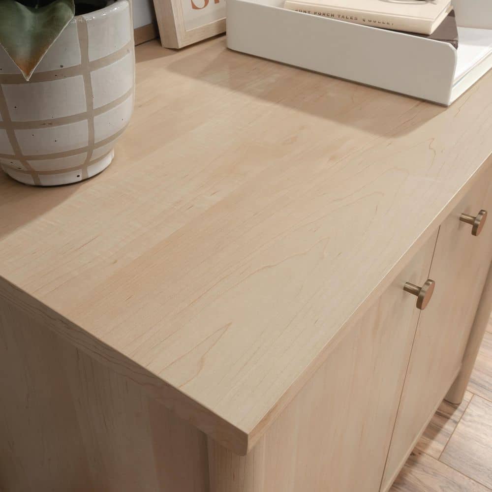 Natural Maple Adjustable Shelf Office Storage Cabinet