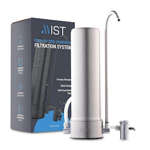 8000 gal. Capacity Countertop Filtration System with 5-Stage Filtration in Stainless Steel (1-Pack)