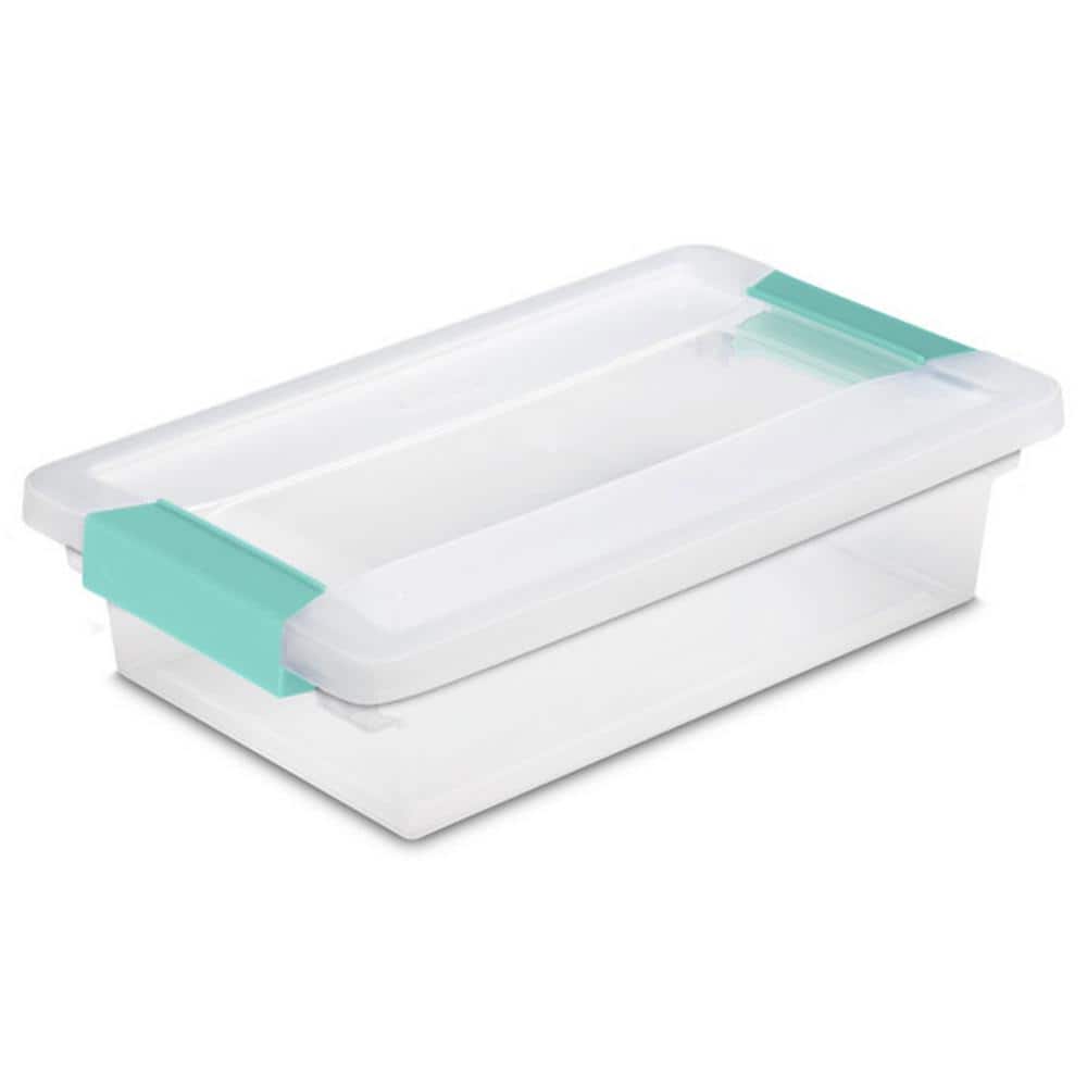 19618606 Small Lidded File Box Clear Storage Tote Container, 24 Pack price history on PriceWatchPro