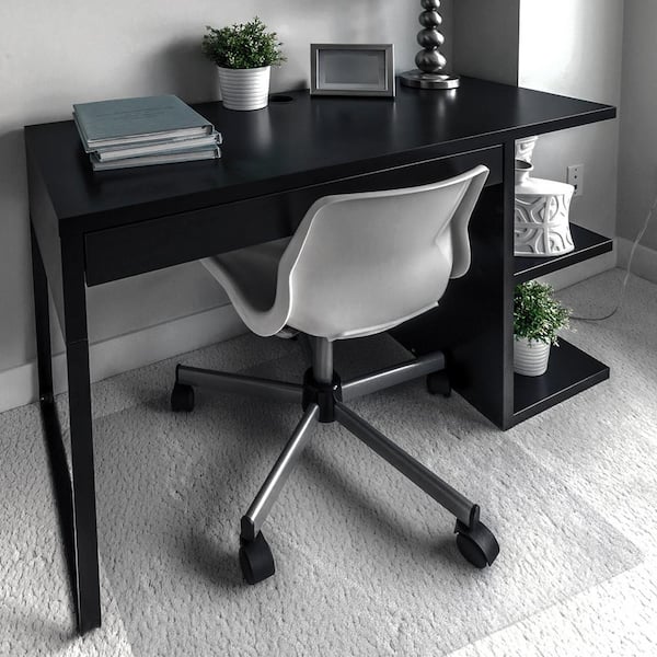 DIRECT WICKER Premium Clear Rectangle 47 in. x 29 in. PVC Carpet Heavy Duty  Office Chair Mat EN-DW-PVC10 - The Home Depot