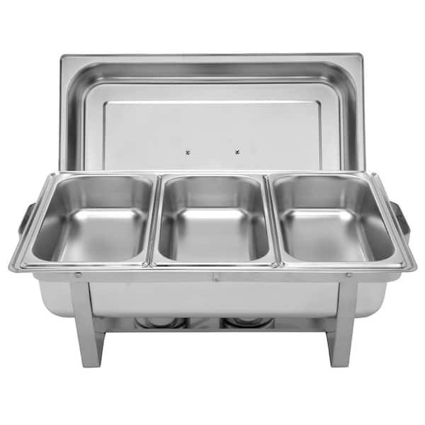 Chafing Dish Food Pan, 2/3 size, 9 qt. (8.5 liter), 14L x 13D x