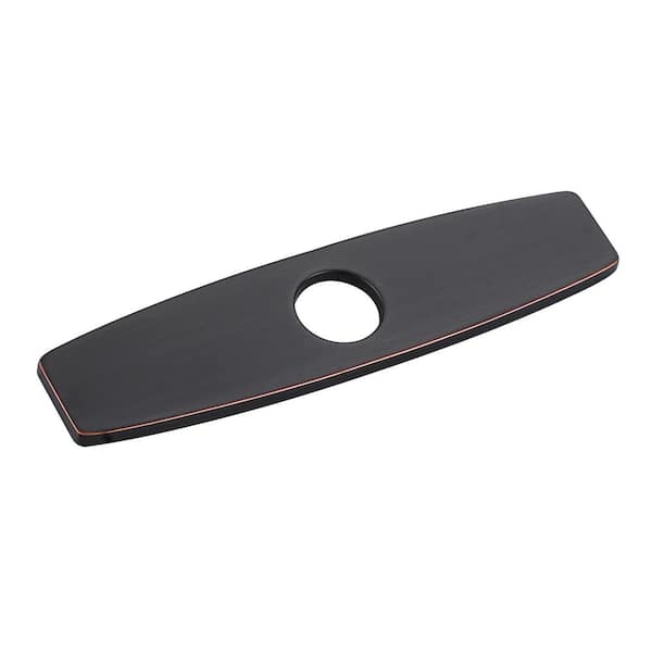 ALEASHA 9.6 in. Stainless Steel Escutcheon Plate in Oil Rubbed Bronze
