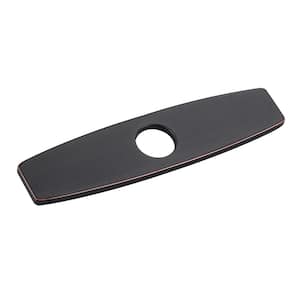 9.6 in. Stainless Steel Escutcheon Plate in Oil Rubbed Bronze