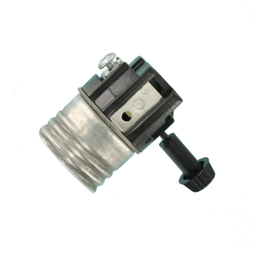 Black Thermoplastic 3-Way Turn Knob Socket
