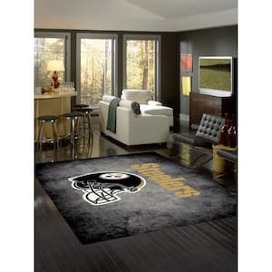 : FANMATS 23134 Pittsburgh Steelers Ticket Design Runner Rug -  30in. x 72in.