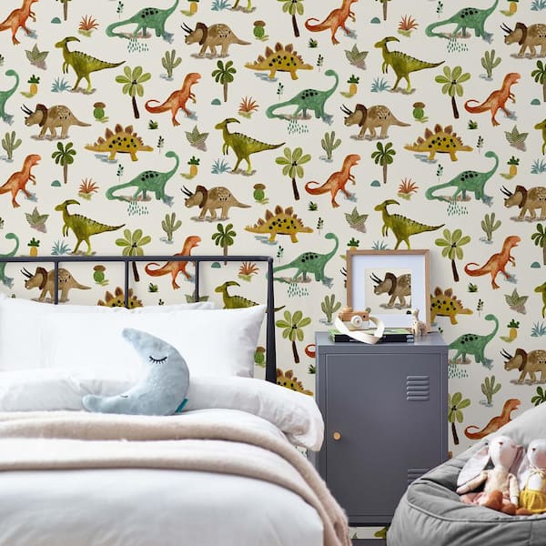 Natural Prehistoric Dinosaur and Friends Natural Wallpaper