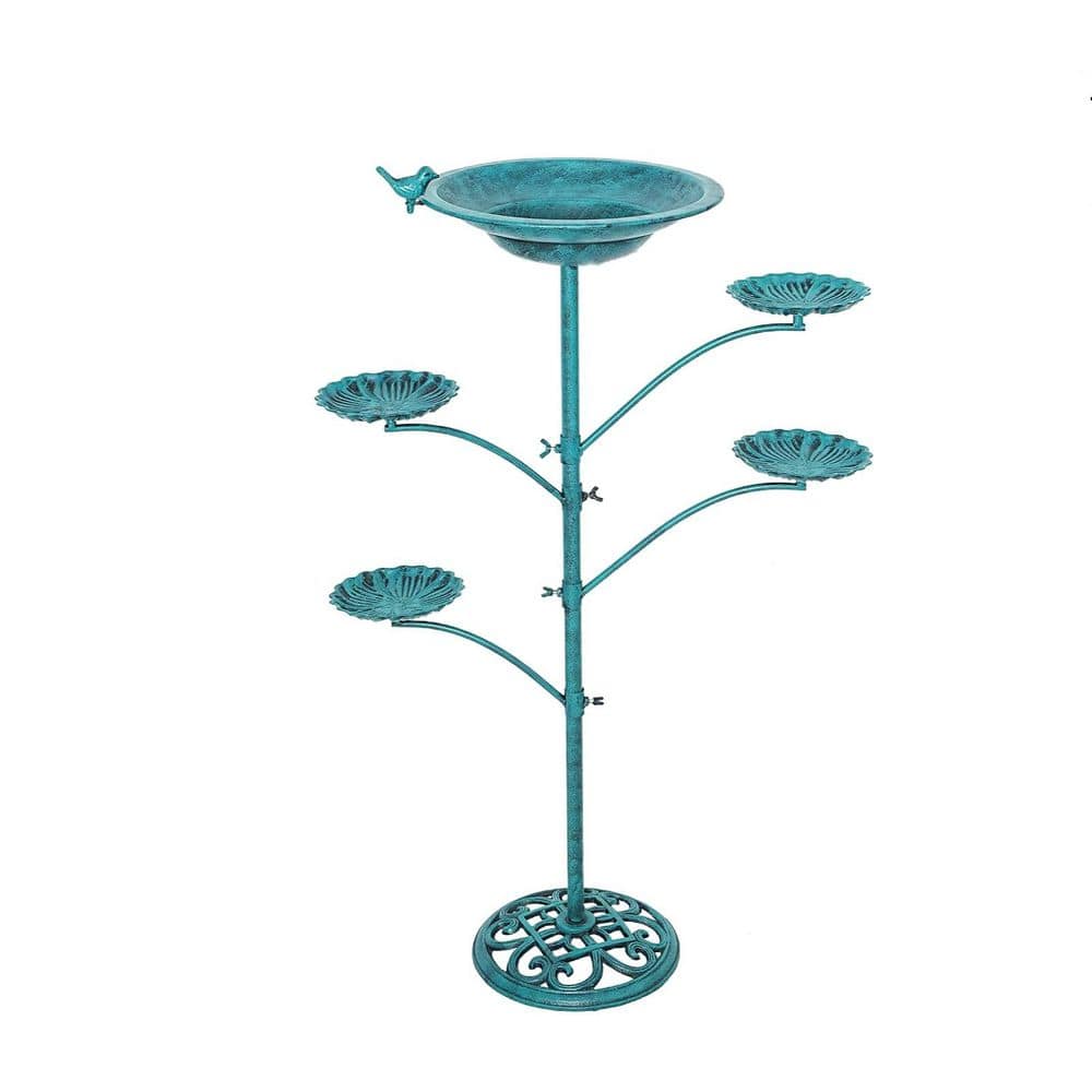 12.2 in. Dia Metal Bird Bath for Outside-Green price history on PriceWatchPro
