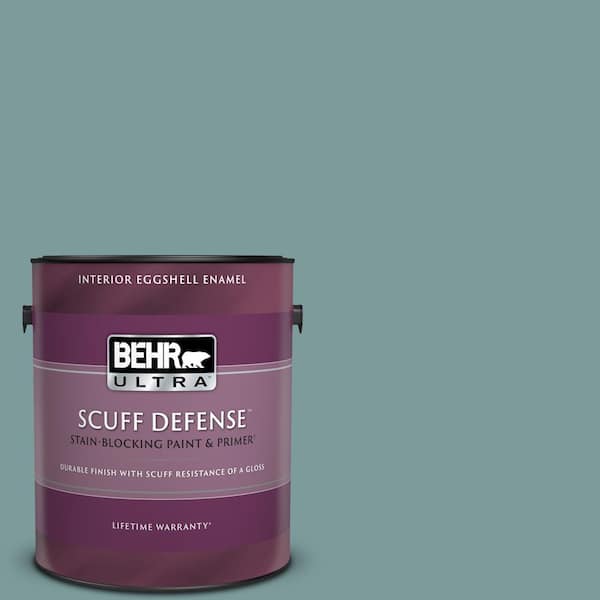BEHR ULTRA 1 gal. #PMD-35 Blue Agave Extra Durable Eggshell Enamel Interior Paint & Primer