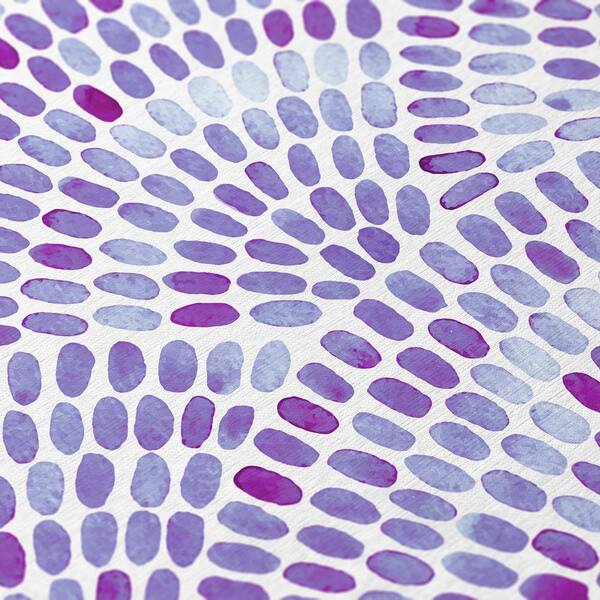 Surfside 8 ft. x 10 ft. Purple Geometric Indoor/Outdoor Area Rug