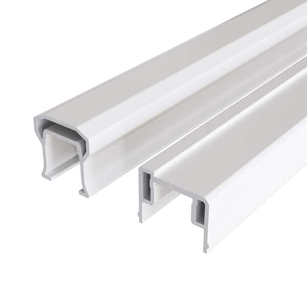 Fiberon CountrySide 6 ft. x 42 in. Composite Line Section H-Channel Top Rail, Bottom Rail
