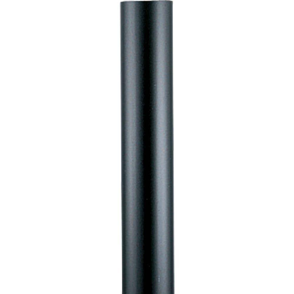 Outdoor 7 Foot Matte Black Aluminum Post for use with Outdoor Lanterns