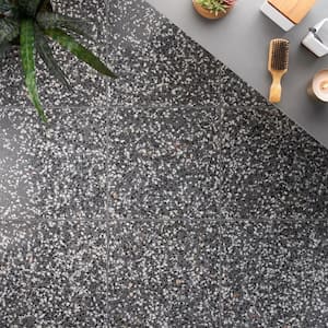 Raleigh Domino 16.14 in. x 16.14 in. Polished Terrazzo Cement Floor and Wall Tile (3.61 sq. ft./Case)