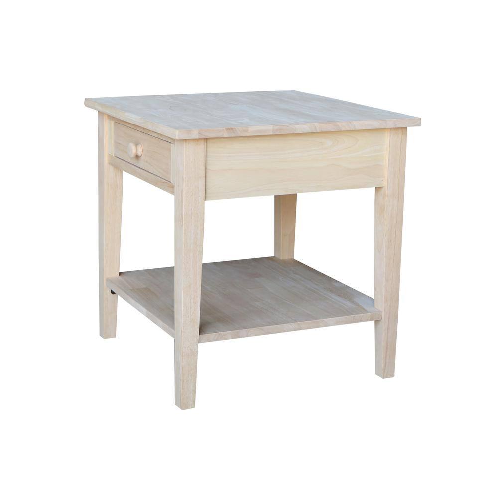 Spencer Unfinished End Table - thumbnail 2