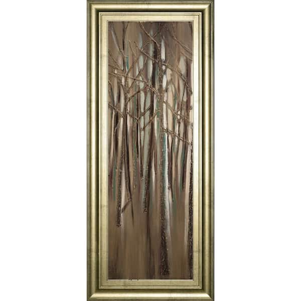 Classy Art "New York At Night XI" By James Mcloughlin Framed Print Abstract Wall Art 42 in. x 18 in.