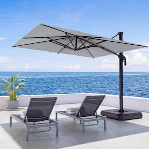 east end patio offset umbrella Offset Patio Umbrella Base  East Oak
