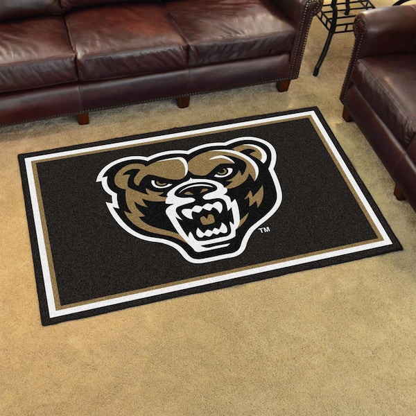 FANMATS Chicago White Sox Black 5 ft. x 6 ft. Man Cave Tailgater Area Rug  37436 - The Home Depot