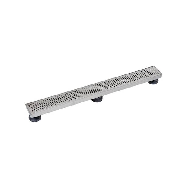 RELN 32 in. Stainless Steel Linear Shower Drain with Linear Drain Cover