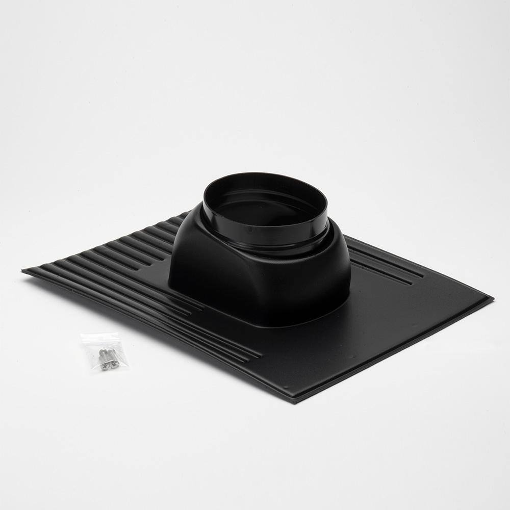 Rinnai 1/12 in. to 6/12 in. Pitch Roof Flashing Connector for Shingle Roof  189950 - The Home Depot