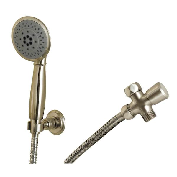 Shower Scape 1-Spray Wall Mount Handheld Shower Head 1.8 GPM in Brushed Nickel