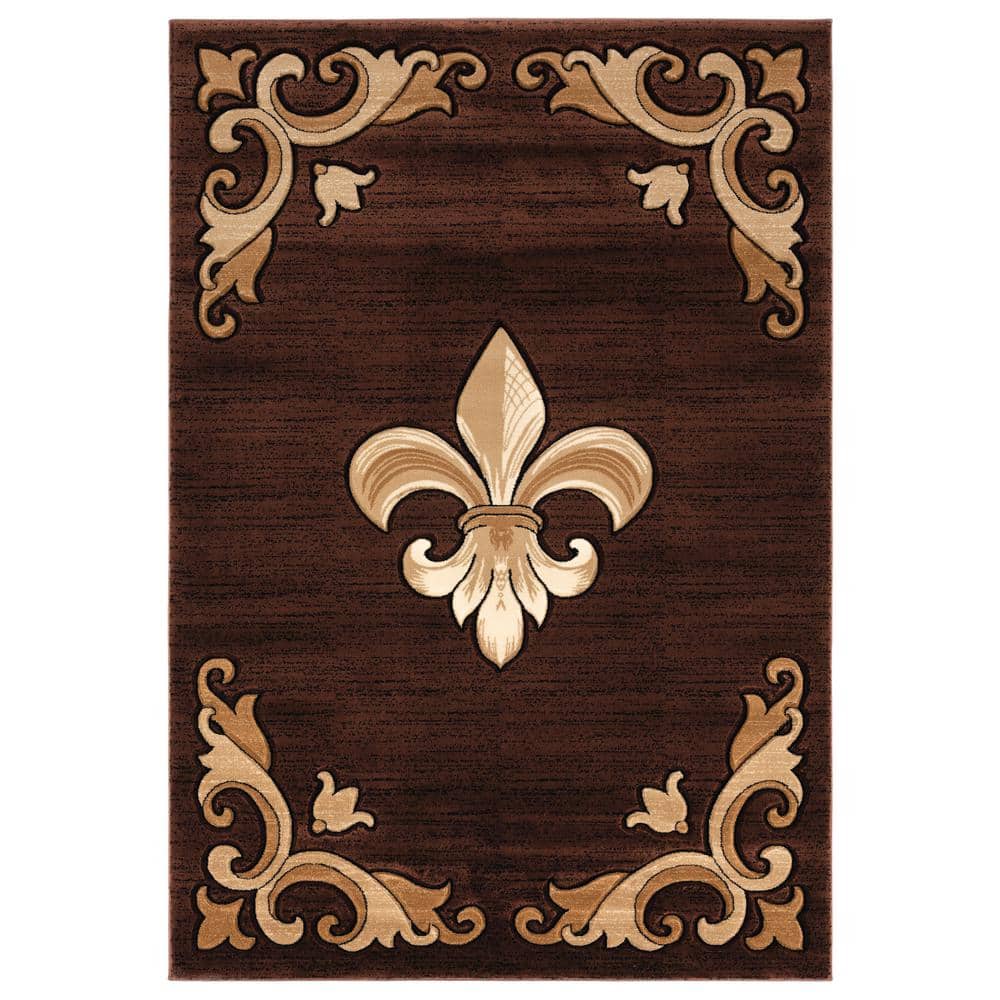 United Weavers Bristol Barnsley Brown 2 ft. 7 in. x 7 ft. 4 in. Area