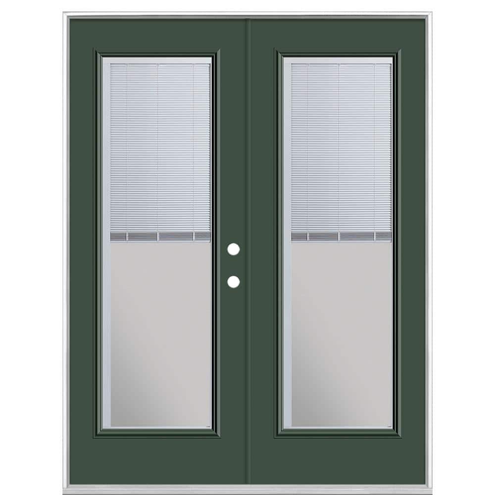 60 in. x 80 in. Conifer Steel Prehung Left-Hand Inswing Mini Blind Patio Door without Brickmold price history on PriceWatchPro