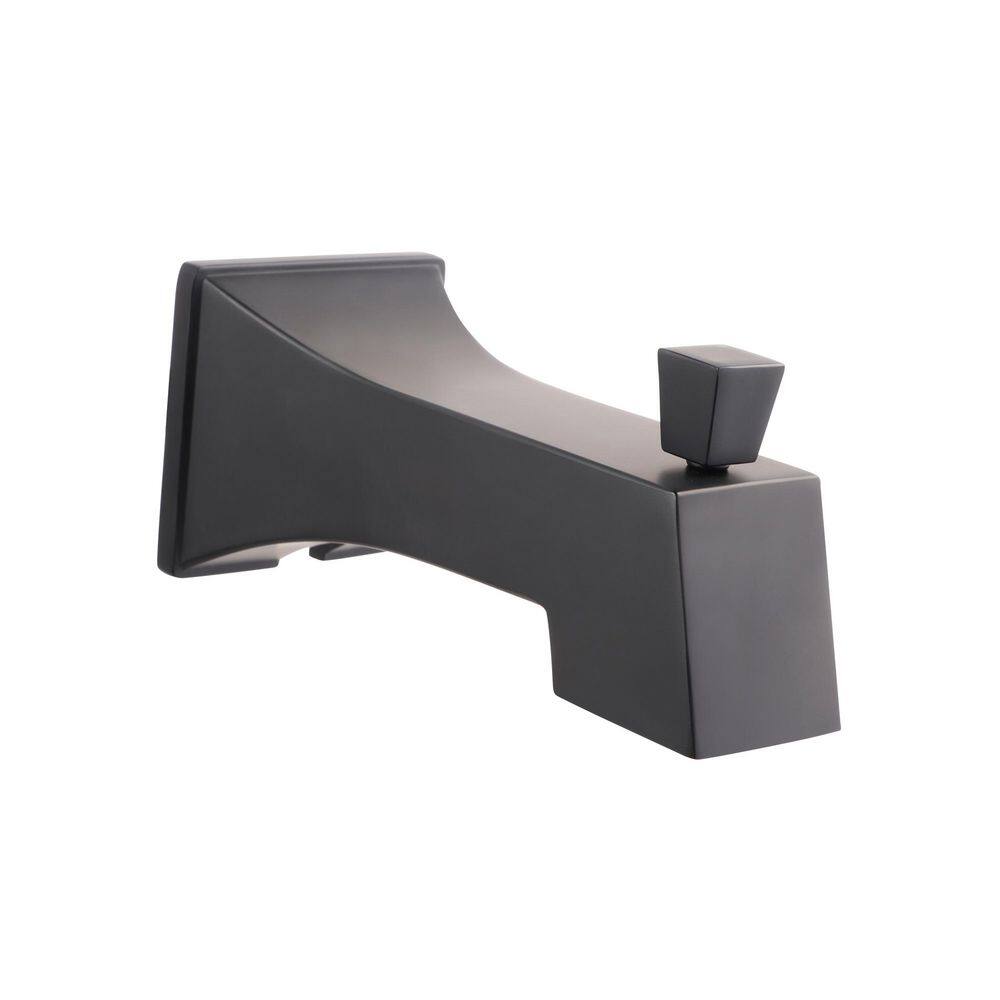 Tub Spout with Diverter 6 in. sq. Bathtub Faucet with Decorative Matte Black Finish price history on PriceWatchPro