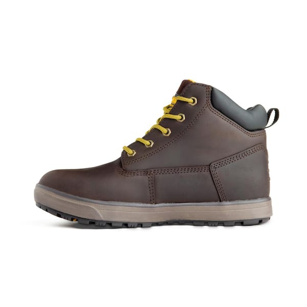 DEWALT Men's Helix Waterproof 6 in. Work Boots - Soft Toe - Brown Horse Size 9(W) DXWP84365W-BCH-09 - The Home Depot