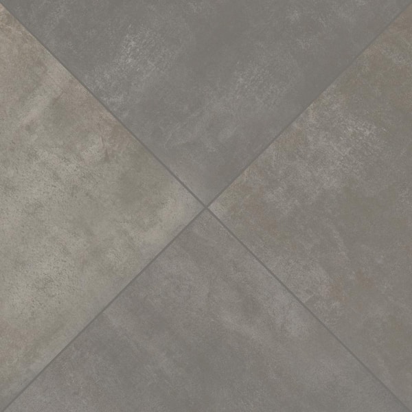 MSI Take Home Tile Sample - Porto Anthracite 6 in. x 6 in. Matte Porcelain Paver Tile (0.25 sq. ft.)