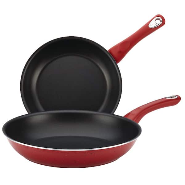 Farberware New Traditions Aluminum Stovetop Skillet Set With Nonstick Coating