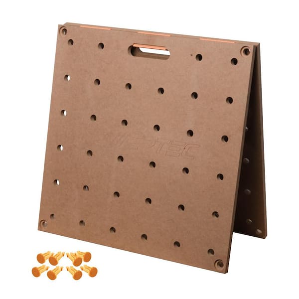 24 in. x 48 in. Arachni Flex, Foldable, Portable Workbench Tabletop with Pre-drilled Dog Holes and Quick-Insert Locks
