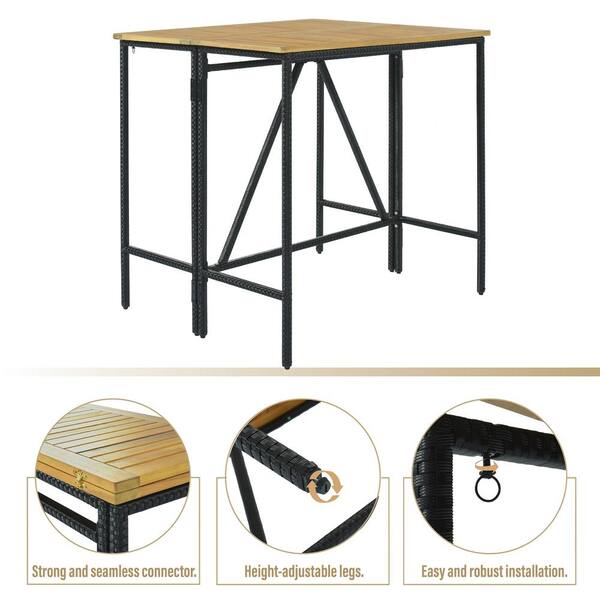Table rectangle Bistrot 110x70cm