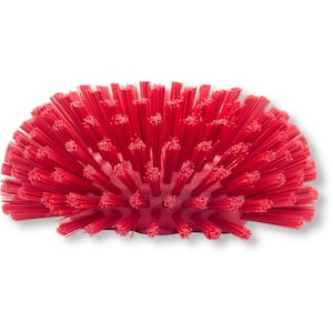 Sparta 5.25 in. x 7.5 in. Red Polypropylene Kettle Brush (2-Pack)