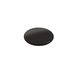 Fireclay Drain Cover for Fireclay Kitchen Sink Strainers in Matte Black