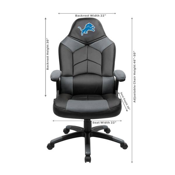 IMPERIAL Detroit Lions Black PU Oversized Gaming Chair IMP 134