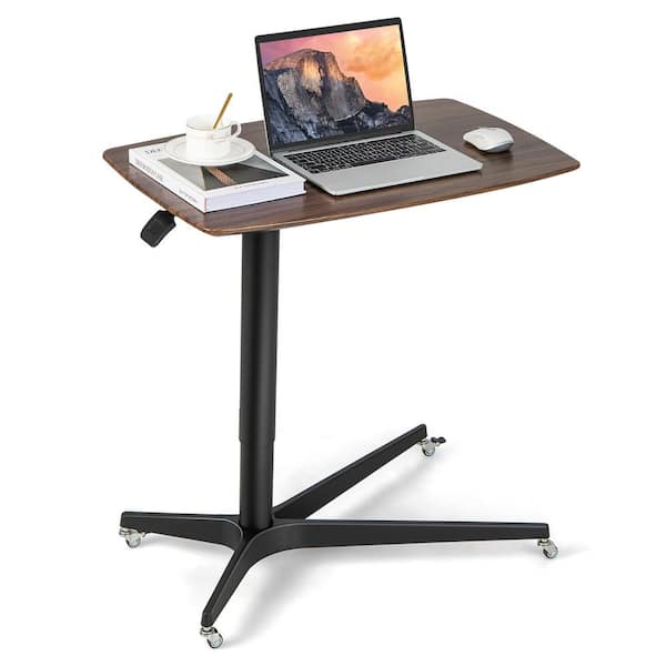 Height Adjustable Vertical Laptop and Service Table Portable Laptop Table  Desk Coffee Table Patient Service Desk 