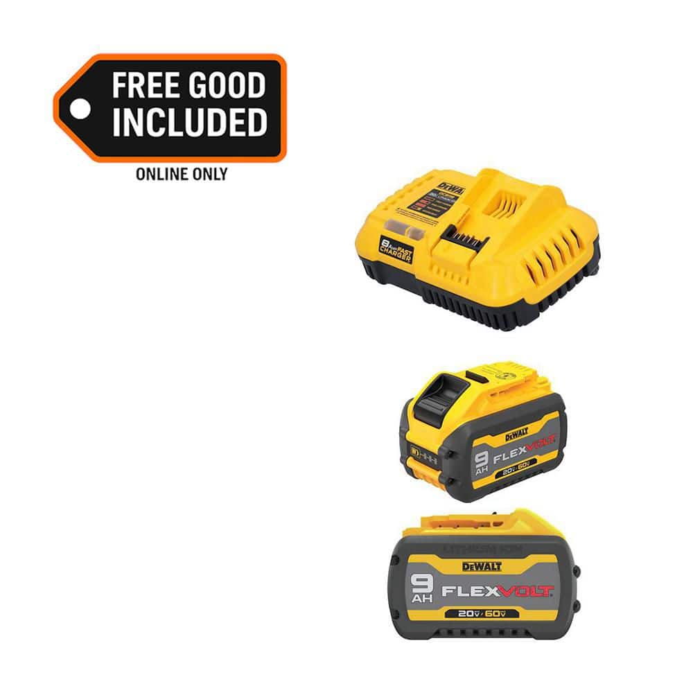 DEWALT FLEX VOLT 20-Volt/60-Volt MAX Lithium-Ion Starter Kit with (2) 9 ...