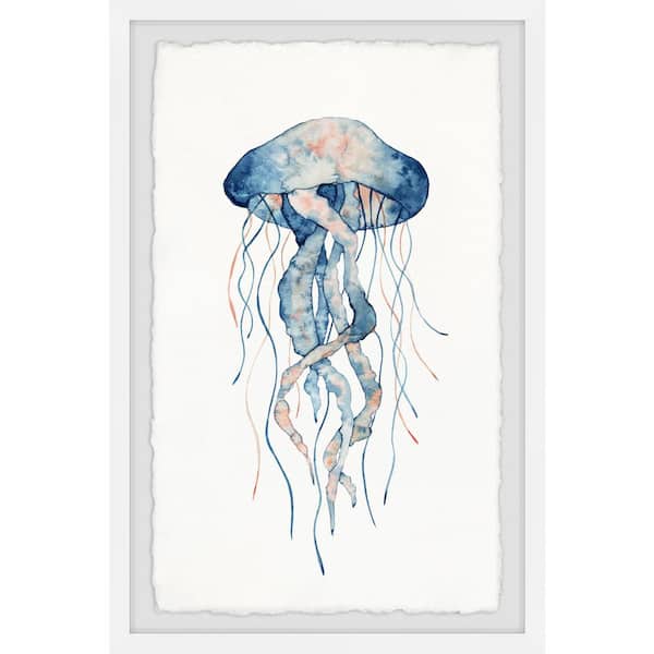 Unbranded "Long Tentacles" by Marmont Hill Framed Animal Art Print 12 in. x 8 in.