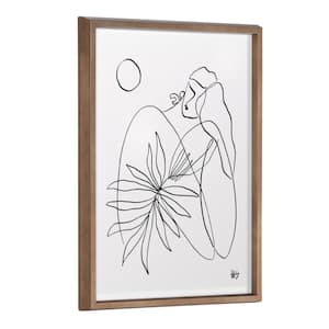 Blake Summer Lines 7 Framed Printed Glass by Maggie Stephenson Framed Printed Glass Wall Art 18 in. x 24 in.