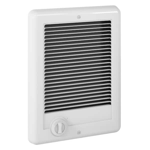120-volt 1,000-watt Com-Pak In-wall Fan-forced Electric Heater in White with Thermostat