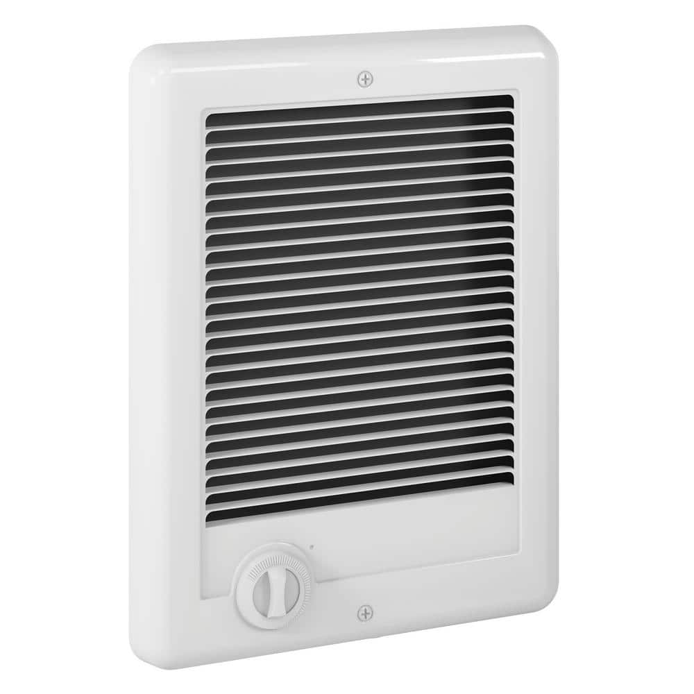 White Electric Wall Heater with Adjustable Thermostat