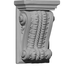 5 in. x 2-1/2 in. x 7-7/8 in. Primed Polyurethane Salem Corbel