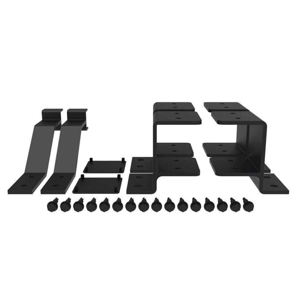 Freedom 9-in x 6.125-in Matte Bronze Aluminum Fascia Mount Bracket