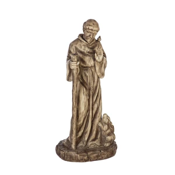 Evergreen Enterprises 37 in. St. Francis Resin Garden Statuary