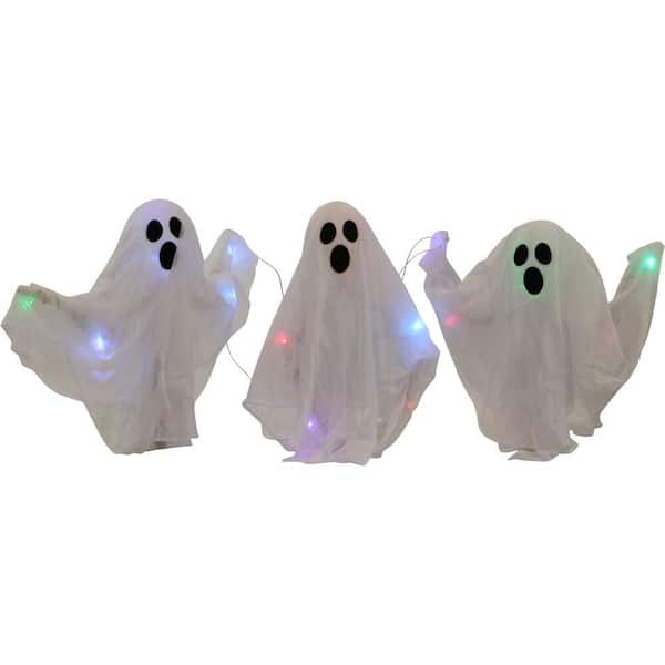WHITE Battery Operated LED Flood light for Halloween props and Haunted Houses 