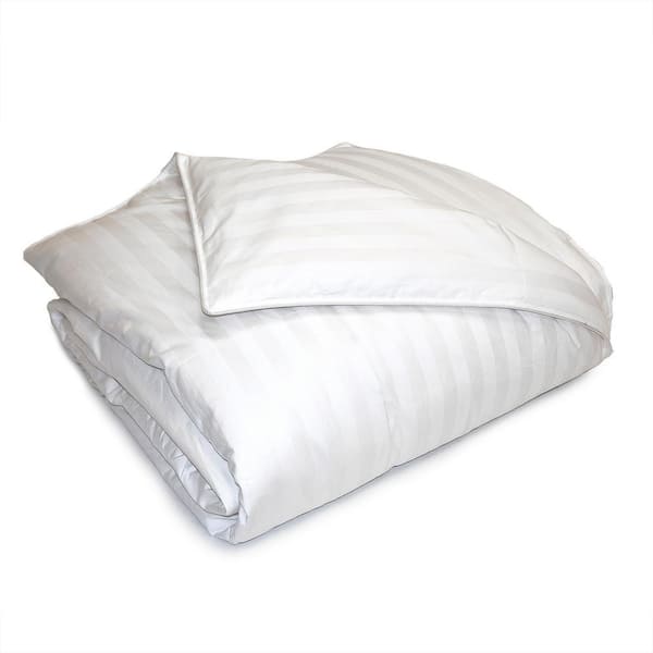 Year Round Warmth 350 Thread Count White Damask Twin Down Alternative Comforter