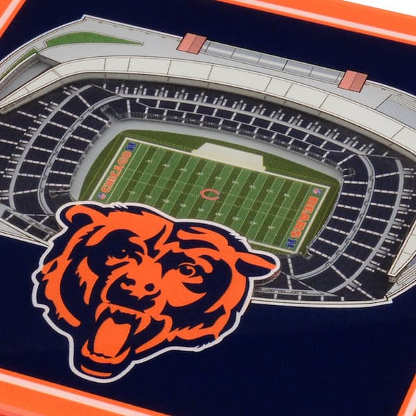 YouTheFan NFL Chicago Bears 3D StadiumViews Desktop Display